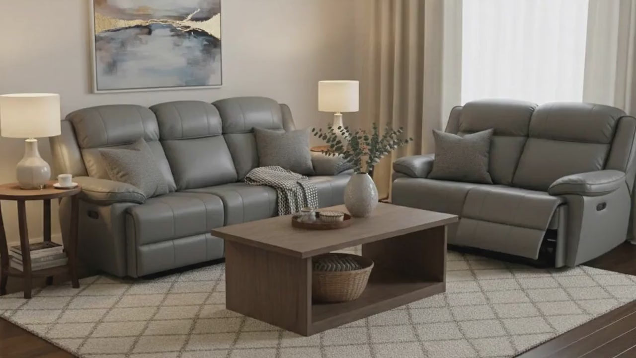 Load video: Turin Leather Suite